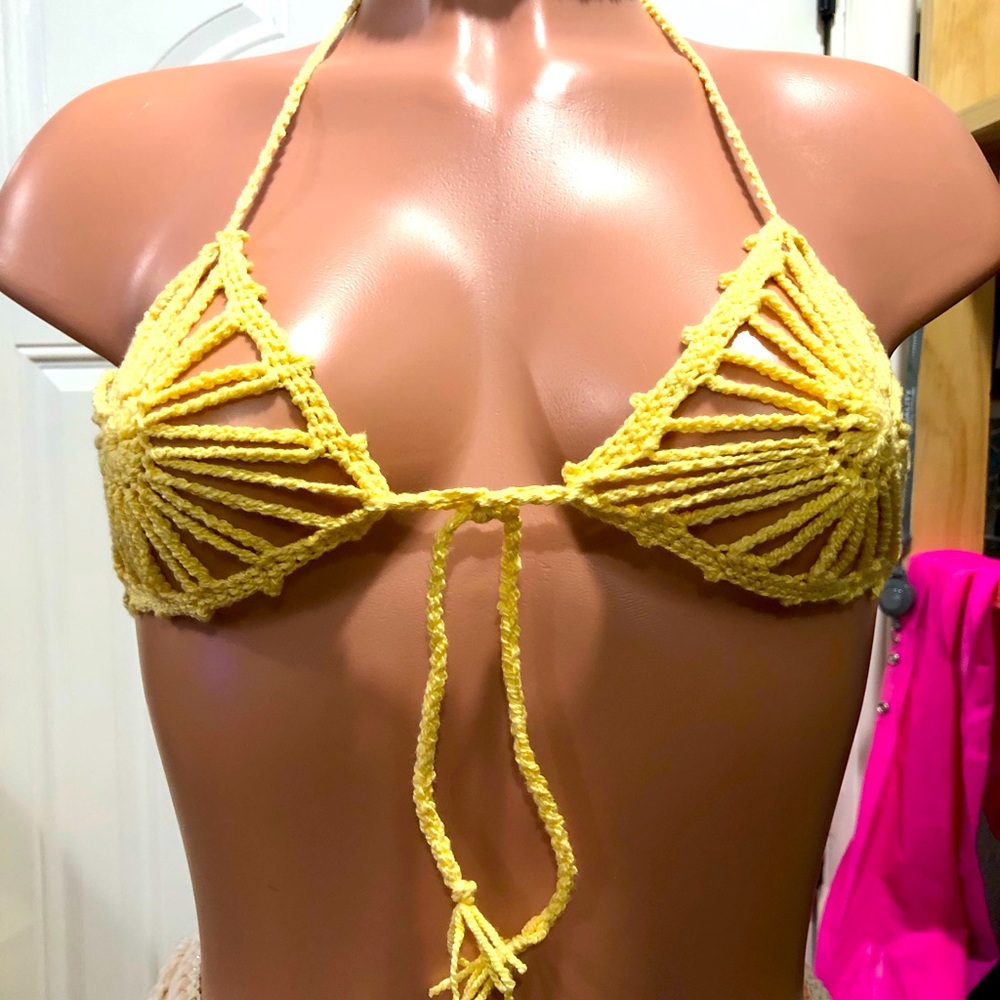 Crochet beach top stretch